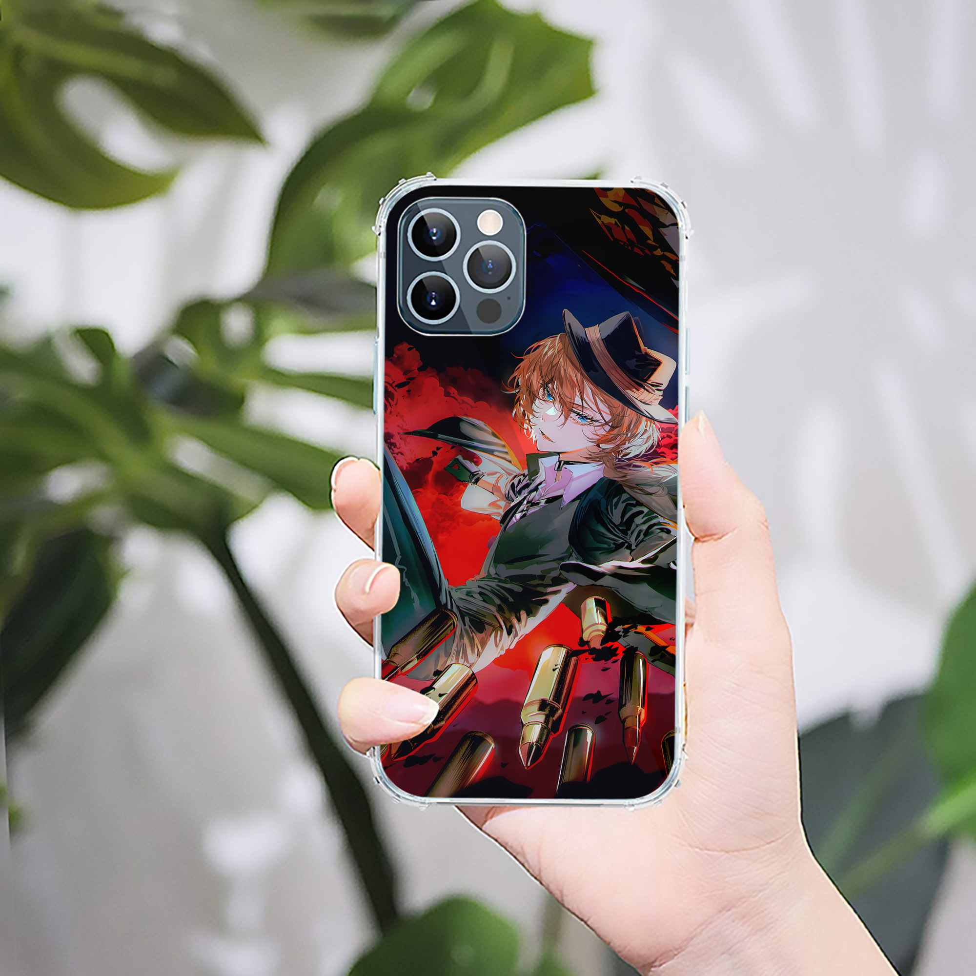 （画像用） 文豪ストレイドッグス Bungo Stray Dogs 【iPhone 12シリーズ対応】透明スマホケース（クリアソフトケース）